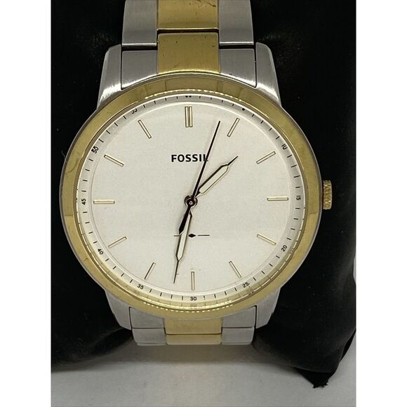 Fossil Minimalist 3H FS5441 Men's Stainless Steel Analog Dial Quartz Watch XR342 - Picture 2 of 12